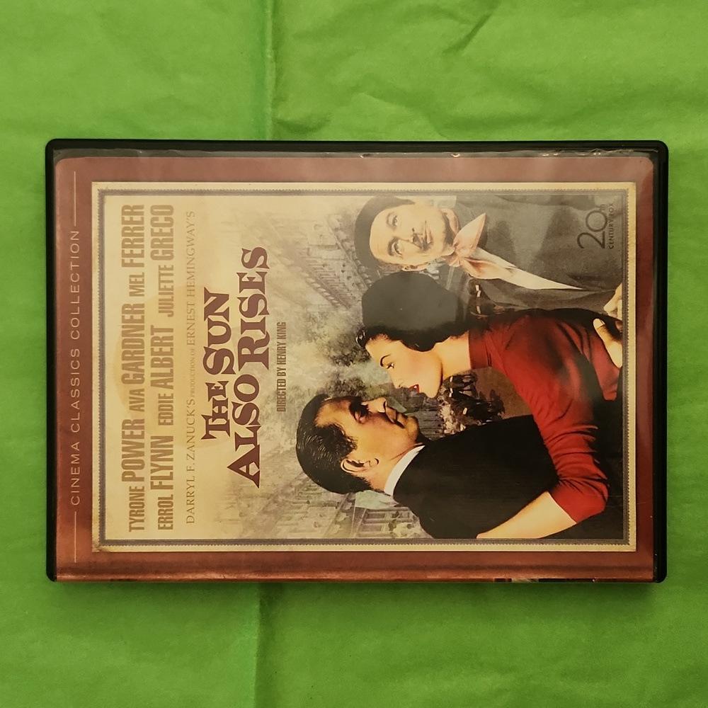 Ernest Hemingway's- The Sun Also Rises 1 DVD Movie
